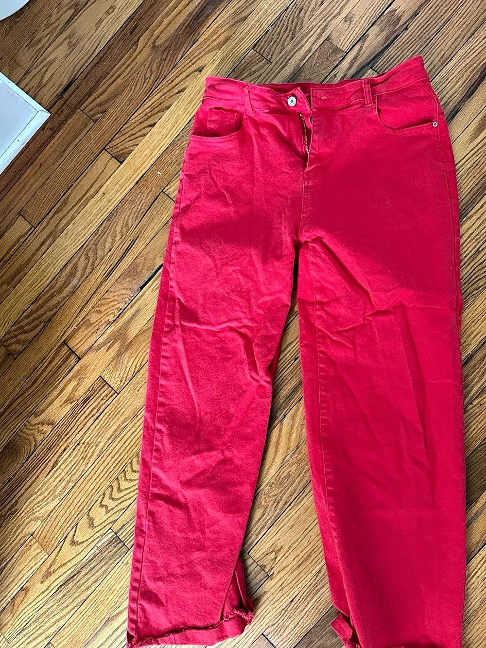 Women's Pink Straight-Leg Pants